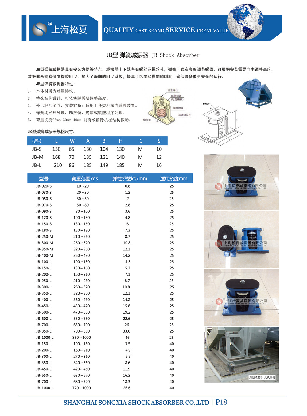 JB型彈簧深夜福利影院器參數圖